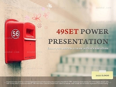 Red postbox Powerpoint ppt