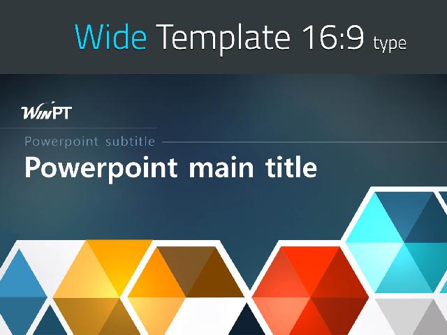 Hexagonal pattern templates